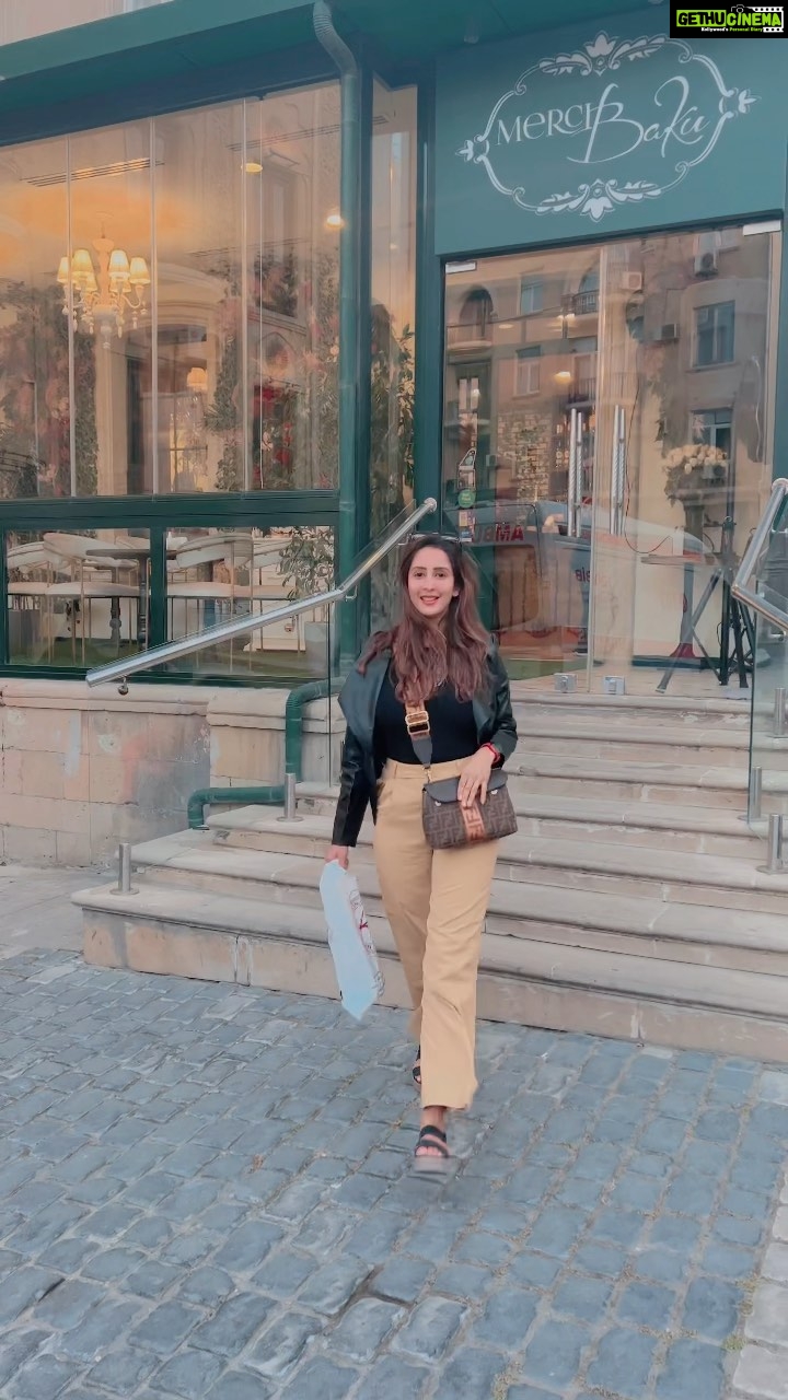 Chahatt Khanna Instagram - Exploring Baku .. leaving a chunk of my heart here .. such a beautiful place ♥️ #travel #baku #chahattkhanna #azarbayjan #ammarzo #outfit Baku, Azerbaijan