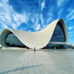 Chahatt Khanna Instagram - Last day in the city of winds … Outfit- @ammarzofashion #baku #chahattkhanna #travel #indian #holiday #vaccay #city Heydar Aliyev Center