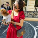 Chahatt Khanna Instagram - Just a girl in Red dress .. @ammarzofashion #fashion #dress #reddress #chahattkhanna #ammarzo #azarbaijan #baku #travel #travelgram #beautifuldestinations #liveit Baku, Azerbaijan