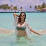 Chahatt Khanna Instagram - Water baby 🌊 #maldives #chahattkhanna #sea #water #bikini #watergirl #blue #bluesea #beautifuldestinations #instagood #instadaily #picoftheday
