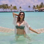 Chahatt Khanna Instagram - Water baby 🌊 #maldives #chahattkhanna #sea #water #bikini #watergirl #blue #bluesea #beautifuldestinations #instagood #instadaily #picoftheday