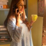 Chahatt Khanna Instagram - Few clicks bts from the set of my new film#justrandom #bts #chahattkhanna #shoot #film #cinema #banaras #coffee