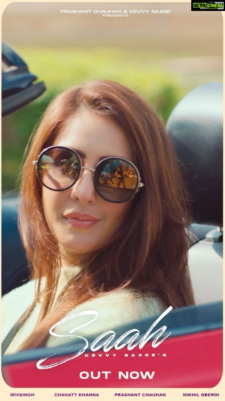 Chahatt Khanna Instagram - Saah by @kevvysaage is out make your reel and tag us #saah #chahattkhanna #reel #love #song #punjabisongs