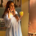 Chahatt Khanna Instagram - Few clicks bts from the set of my new film#justrandom #bts #chahattkhanna #shoot #film #cinema #banaras #coffee