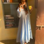 Chahatt Khanna Instagram - Few clicks bts from the set of my new film#justrandom #bts #chahattkhanna #shoot #film #cinema #banaras #coffee