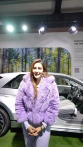 Chahatt Khanna Instagram - A day out with the all-electric SUV, Hyundai IONIQ 5. It is a spectacular next-gen EV that will Power Your World with its amazing tech. I would like to thank @hyundaiindia for making me a part of their Beyond Mobility Journey. If you have not visited the Hyundai Pavilion yet, then visit Hall 3 between Jan 13-18 to see what the future of mobility looks like.
#HyundaiIndia #BeyondMobility #HyundaiAE2023 #ILoveHyundai #HyundaiIONIQ5 #IONIQ5 #chahattkhanna #evs @harrymalik__photography__
