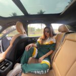 Chahatt Khanna Instagram - Spent some time with Volvo XC60 and can’t just help posing with this Swedish charmer :) it’s a great way to drive into 2022 @volvocarsin Outfit @ammarzofashion @exhibitmagazine #car #petrolhead #spead #carslover #caroftheday #chahattkhanna #ammarzo #sport #add