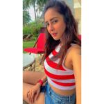 Chahatt Khanna Instagram - A few selfies around the coconut tree .. definitely not a Eid Mubarak post, but wishing Eid Mubarak to all of you .. ❤️🌙 #coconutgirl #ck #casualstyle #slay #outdoors India