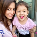 Chahatt Khanna Instagram - 🦄 #ManyWaysToCare #quarantinelife #quarantinelove #momlife #daughters #love #outdoors #babygirl #princess #queendom #mood #chahattkhanna #Zoharrkhanna #bigsister