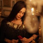 Chahatt Khanna Instagram - 🖤 outfit - @ammarzofashion #studiocollection