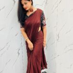 Chaitra Rai Instagram - Chamkeela angeelesi✨ ♥️ Beautiful saree & blouse: @mounika_vootla ♥️ #dasara #dasaramovie #chamkeelaangeelesi #newreels #trending #dance #saree #explore #reelitfeelit #telugu #trendingsongs #thankful #chaithrarai17