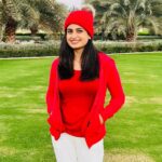 Chaitra Rai Instagram - ♥️🤍♥️ #pic #picoftheday #photography #red #white #redandwhite #photooftheday #trending #outdoor #winter #winterfashion #photo #photos #thankful #chaithrarai17 Oman