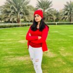 Chaitra Rai Instagram - ♥️🤍♥️ #pic #picoftheday #photography #red #white #redandwhite #photooftheday #trending #outdoor #winter #winterfashion #photo #photos #thankful #chaithrarai17 Oman