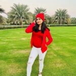 Chaitra Rai Instagram - ♥️🤍♥️ #pic #picoftheday #photography #red #white #redandwhite #photooftheday #trending #outdoor #winter #winterfashion #photo #photos #thankful #chaithrarai17 Oman