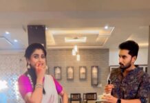 Chaitra Rai Instagram - Wait for the end 😂😋 @nirupamparitala #reelsinstagram #reelitfeelit #reelkarofeelkaro #marathireels #trendingreels #trendingsongs #marathistatus #marathisongs #marathifun #zeetelugu #radhakuneeverapranam #viralreels #explorepage #foryou #goviral #baharalahamadhumas #waitfortheend #thankful #chaithrarai17