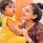 Chaitra Rai Instagram – ♥️🧿♥️
@nishkashetty_official 

#mommyanddaughter #myworld #thankful #nishkashetty #chaithrarai17 #mangalore #pabbas #icecream #parlour