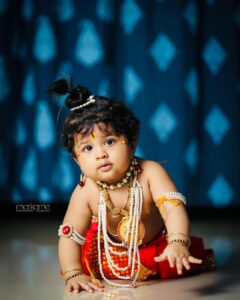 Chaitra Rai Instagram - Happy Krishna Janmashtami ♥️🧿🥰

📸: @markame_photography 

#happy #krishna #janmashtami #little #kannaiyya #lordkrishna #photoshoot #photography #photooftheday #baby #thankful #nishkashetty #chaithrarai17
