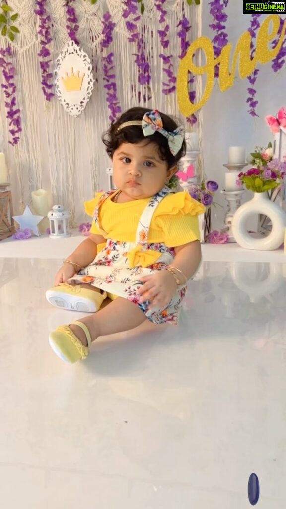 Chaitra Rai Instagram - 🥳🎂💐♥️🧿 Really happy to see the immense Love ❤️ and blessings you have sent to NISHKA 💕on her 1st Birthday 🎂 through Messages, Posts & stories. As a parents we are really overwhelmed by this sweet wishes & blessings shown by you all🙏🏻♥️ We have tried out best to respond to each and every one. If in case we have missed anybody pls forgive us🙏🏻 Once again Thank You all 🫶 from Nishka & Family 💕@prasannashetty17 Keep Loving & supporting ❤️🧿 #birthdaygirl #birthday #wishes #babygirl #babymodel #thankyou #wishes #blessings #babyofinstagram #instababies #thankful #nishkashetty #chaithrarai17 #mangalore Mangalore, Karnataka, India