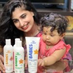 Chaitra Rai Instagram - In love with @Tinymightyindia baby care products. I am very specific in choosing the baby care products for @nishkashetty_official but these products won my heart because of the quality and soothing experience my baby get. They are ✅ Dermatologically tested | ✅ Parabens free | ✅ Toxins free ✅ pH balanced Highly recommended to all moms with babies. Get it on - www.tinymighty.in #tinymightyindia #tinymighty #babies #baby #kids #kidscare #babies lotion #babyshampoo #babybodywash #babiesmassageoil #parents #newparents #Infant #toddlers #dermatologicalytested #nonasties #thankful #nishkashetty #chaithrarai17