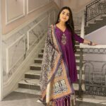 Debattama Saha Instagram – “Living!”- said others…
She says-“ Living Royally!” 👑💜✨
……
Outfit by – @theriwaayatstore 
Styled by- @Rishq.j 
.
.
.
.
.
#royalty #ethniclove #ethniclife #clickclick #instagood #instagram