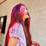 Debattama Saha Instagram - HOLIIIII 🎨🔴🟠🟡🟢🔵🟣🫰🏻✨2k23🙏🏻 . . . . #holi #holifestival #indianfestival #colours #colors #coloursofindia #colorsofinstagram #instagood #instamood #instahappy #instaphoto #instamoment #instagram
