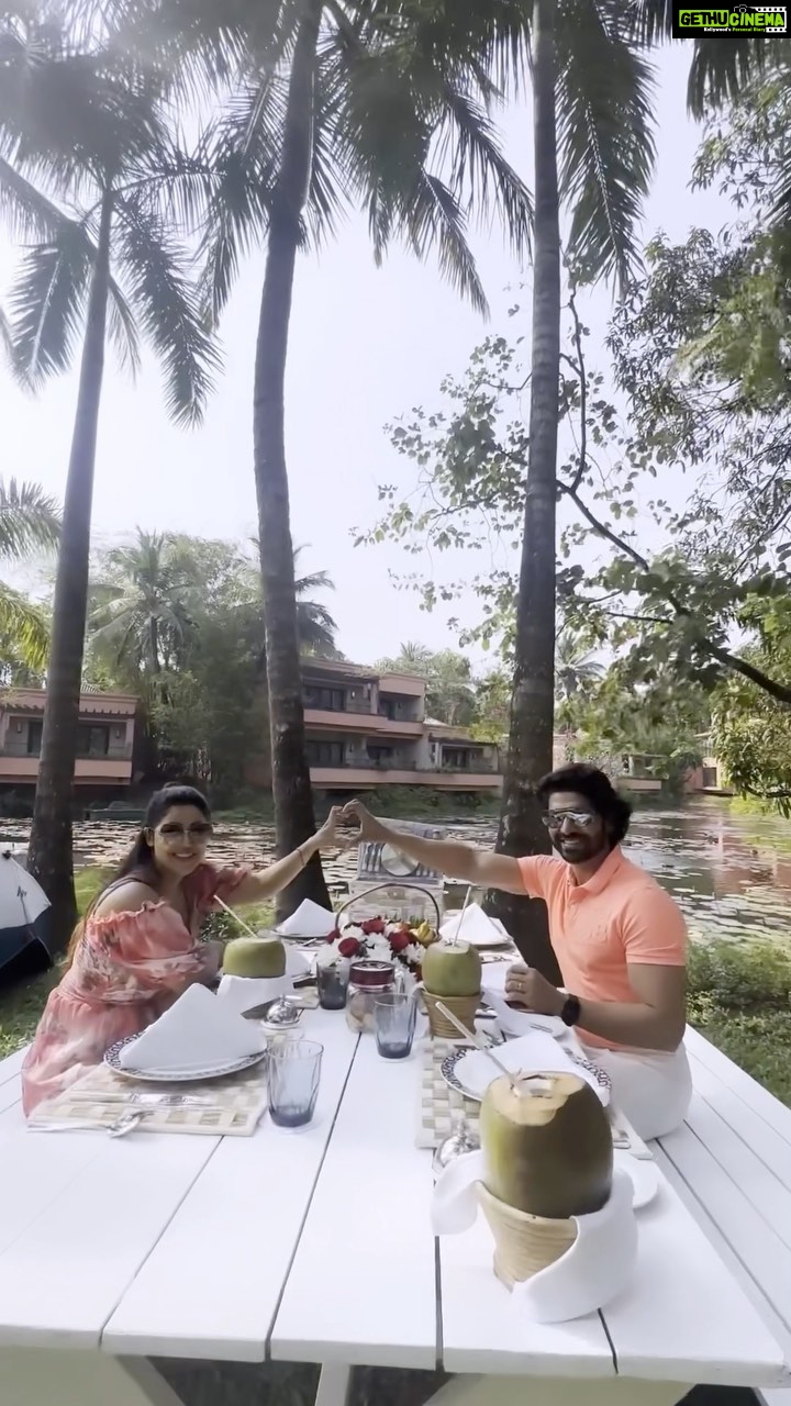 Debina Bonnerjee Instagram - Remembering the best start of the year with greens and waves surrounding us and one of the best picnic lunch experienced only at the @stregisgoaresort #flashbackfriday 🏩: @stregisgoaresort #LiveExquisite #SoulfulSanctuary . . #debinabonnerjee #gurmeetchoudhary #love #goa #holiday #friday #reels #trendingreels The St. Regis Goa Resort