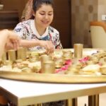 Debina Bonnerjee Instagram - Indeed felt like a #MahaRaja ❤️ This bhog is a must! So yum and great hospitality. Thank you @maharajabhogmumbai @teamashishmaheshwari . . #foodie #love #yum #debinabonnerjee #lunch #birthdaymonth