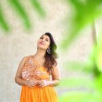 Debina Bonnerjee Instagram - Styled by @stylingbyvictor @sohail__mughal___ Outfit @bucolic.in Earrings @rubans.in 📷 @sk_.click