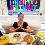 Debina Bonnerjee Instagram - Always grateful #HappyBirthdayToMe 🎈🧁 . . #celebrations #love #together #humblebeginnings ✨ . . . . #debinabonnerjee