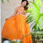 Debina Bonnerjee Instagram - Styled by @stylingbyvictor @sohail__mughal___ Outfit @bucolic.in Earrings @rubans.in 📷 @sk_.click