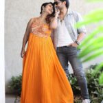 Debina Bonnerjee Instagram - ❤️ . . . . Outfit - @powerlookofficial Stylist - @styledbyayushidixit @simrankhera5 Hair - @irshad__hair 📸- @sk_.click . #gurbina #gurmeetchoudhary #debinabonnerjee #fridayvibes #fridaymood