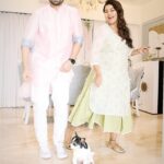 Debina Bonnerjee Instagram - Even our 🐶 turned out to be such a poser 🤩 . #dance as long as you can 🕺🏼💃🏽 . #reels #gurmeetchoudhary #debinabonnerjee