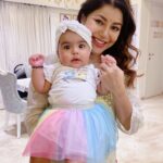 Debina Bonnerjee Instagram - My little rainbow 🌈 . . . @lianna_choudhary #rainbow #🌈