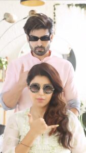 Debina Bonnerjee Instagram - It’s a sunny day today with biwi always being my sunshine 🤪🔥🔥
..
.
.
.
📷 @sk_click_a_world 
Hair @irshad__hair 
#debinabonnerjee #love #trendingreels #trending #gurmeetchoudhary #collectingmemories #reels