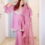 Debina Bonnerjee Instagram - Festive feels … 🌸 . . . Suit @bunaai 📷 @sk_click_a_world