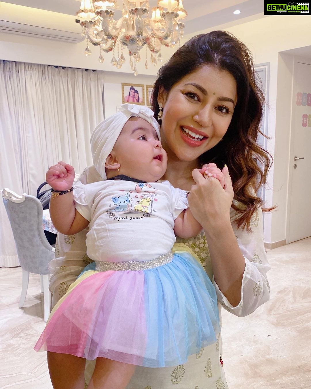 Debina Bonnerjee Instagram - My little rainbow 🌈 . . . @lianna_choudhary #rainbow #🌈
