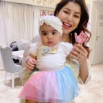 Debina Bonnerjee Instagram - My little rainbow 🌈 . . . @lianna_choudhary #rainbow #🌈