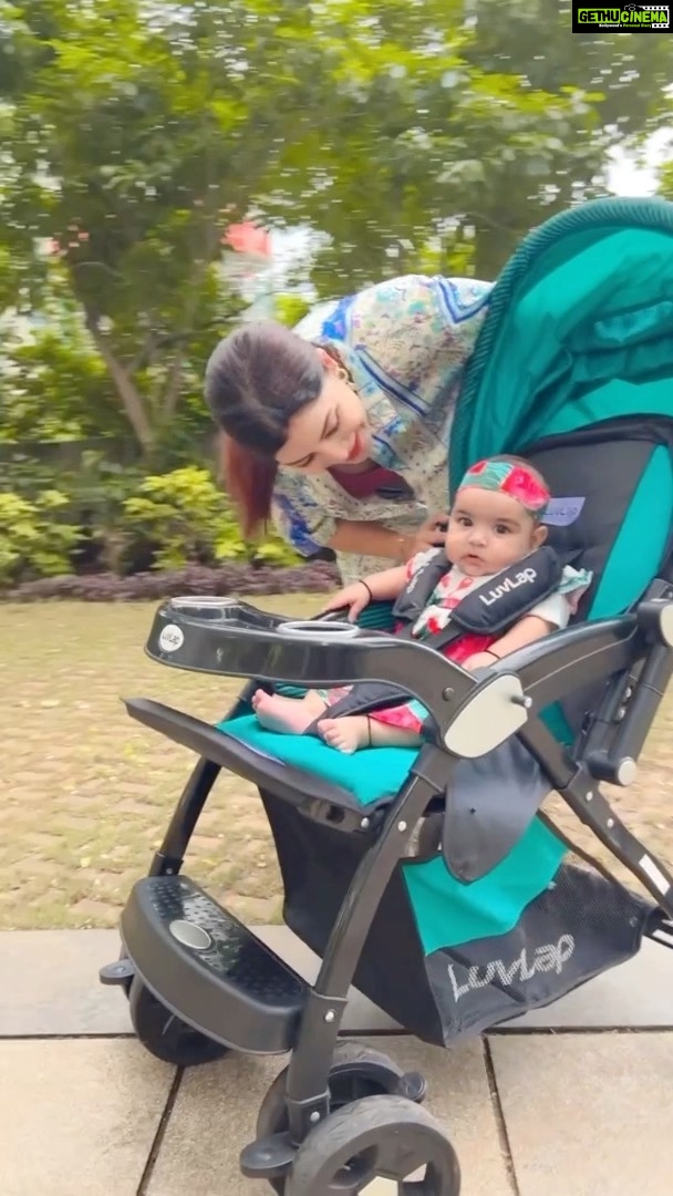 Debina Bonnerjee Instagram - As my baby is growing up, I am excited for her to see and understand the world. I needed a baby stroller to make my outings a bit of fun. That's when I came across the @luvlap.in galaxy stroller, and I found it really helpful. ✨It has an adjustable seat that lets my baby sit up, rest, and even sleep when he wants to nap on the go. ✨I like that it is easy to use, as I can fold it with one hand, and use the wheel brakes with just a tap of my foot. ✨The LuvLap stroller has a great sun canopy that can protect her from too much sunlight, and the side vents have breathable mesh, so my little one can still enjoy fresh air, keeping her cool and calm. My toddler and I really love the ease and comfort of the LuvLap Galaxy Stroller. I would 100% suggest this stroller if you're looking for one. So when are you taking your little one out for a walk with you? #luvlapstroller #luvlap #luvlapbaby #harmaakilifeline #luvlapbabyproducts #newbornessentials #luvlapbabystroller #stroller #toddlersofinstagram #galaxystroller #LuvLapgalaxystroller
