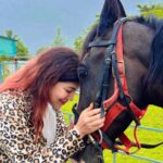 Debina Bonnerjee Instagram - A very very rainy day it was!! However loved every bit of my time as it was my much awaited holiday!!! What a beautiful farm @house_of_horse_1 . #debinabonnerjee #rainyday #alibaug #houseofhorses