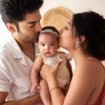 Debina Bonnerjee Instagram - Introducing lianna… our heart united into one. Our hearts are so full - knowing that we are part of a beautiful community of such genuine people.. who prayed for her and waited and longed to see her face. . @lianna_choudhary #ourdaughter #gurmeetdebina 📸 @thelooneylens Styled by : @dinky_nirh Assisted by: @latashamelwani