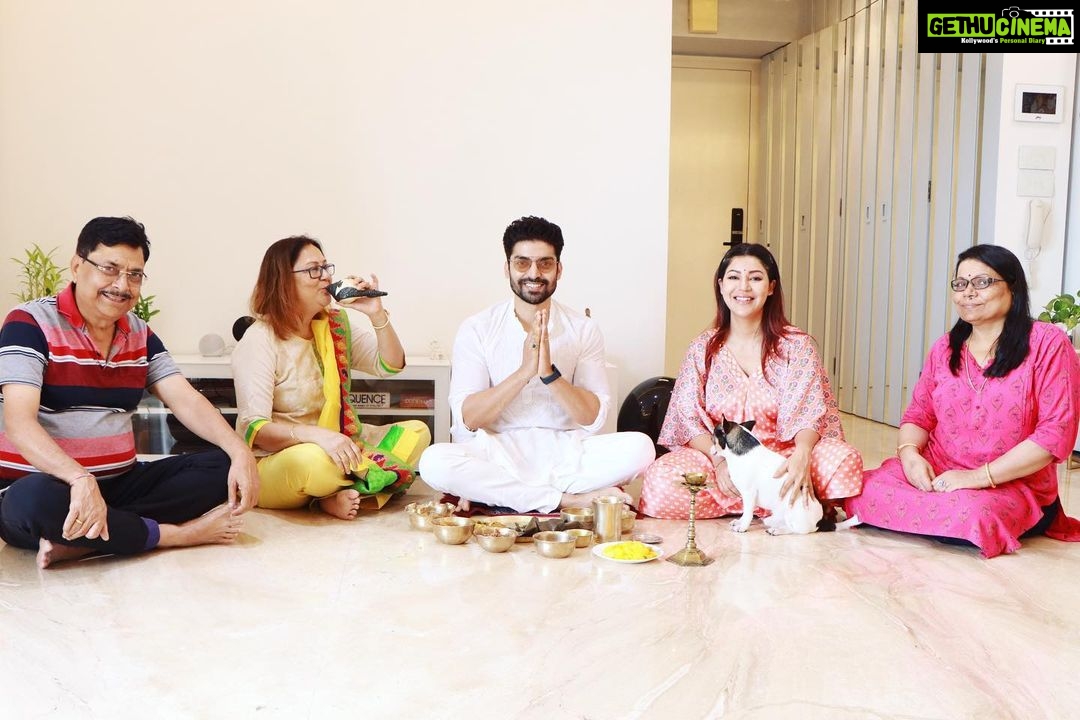 Debina Bonnerjee Instagram - So it’s #jamaishoshti2022 . Like how time flies. It was only yesterday that we celebrated Jamai Sashti .. but it was last year ….yes such is life.. . @guruchoudhary 😇
