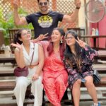 Debina Bonnerjee Instagram - When your sisters come to visit… like a breath of fresh air… . #mylifestory my outfit @monkandmei