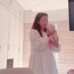 Debina Bonnerjee Instagram – A Bengali mother singing Bengali lullaby.
May be I understand the meaning of mother tongue even more today 😇
.
.
#lullaby #mydaughter #love #minime #bengali