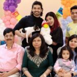 Debina Bonnerjee Instagram - Last eve was double celebration. My daddy’s bday and my nephews bday. First time thanks to @lianna_choudhary the whole family was together and got to celebrate family function together. . #famjam #happybirthdaydad #daivik #doublecelebration . @guruchoudhary