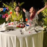 Debina Bonnerjee Instagram - It couldn’t hv been more memorable than this beautiful beautiful trip. It is my birthday but my good wishes are pouring from my heart for my beautiful hardworking wife…. How even in this state she could put this surprise together for me stealing my heart again. , Happy birthday to us to another beautiful year @debinabon . Thank u @planethollywoodgoa for such impeccable hospitality And @travelwithjourneylabel for putting it together 👌 .. Outfit - @dapperanddare.in Stylist - @simrankhera5 @styledbyayushidixit #happyborthdaytome #happybirthday #PlanetHollywoodGoa #TravelWithJourneyLabel #JourneyLabel #YouAreSpecial #ThinkHolidayThinkJourneyLabel Planet Hollywood Beach Resort Goa
