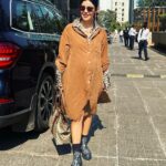 Debina Bonnerjee Instagram - Feels good to step out after the longest… it’s good to get yourself together for a lunch out…. Nice to spend some time together . Carrying me all along .. these comfy and stylish shoes @albertotorresi X @simrankhera5 @styledbyayushidixit . #allprecious #mytime #ootd #pregnancyfashion