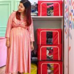 Debina Bonnerjee Instagram - Anybody who knows me knows what an organisation freak I am. And when you team up with somebody who makes your work easier is like the icing on the cake. Can you see the organised cupboard beside me ?..it is because of team @housethat_ 👍🏼 . Wearing @momzjoy @dinky_nirh . #organizer #organizingtips #organizedmom #organizeyourhome #HouseThat #homeorganizing #muji #organizing #organisedlife #ikeahack #organizingtips #workfromhome #deskorganizer #deskorganisation #organisinghacks #clutterfree #messfree #lessismore #colourcordination ##creativethinking #workfromhomelife #clutterfreeliving #ikeahome #anxietysupport #messfree #mess #lessismore #minimalism #minimal #buyless