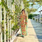 Debina Bonnerjee Instagram - Working in tandem with my surrounding even with my outfit🌻💚 . . Comfy and stylish @bohoraani X @simrankhera5 X @styledbyayushidixit . Location @planethollywoodgoa Travel partner @travelwithjourneylabel . #PlanetHollywoodGoa #TravelWithJourneyLabel #JourneyLabel #YouAreSpecial #ThinkHolidayThinkJourneyLabel Planet Hollywood Beach Resort Goa