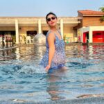 Debina Bonnerjee Instagram - Yes clearly a water baby.. . . #getaway #waterbaby Planet Hollywood Beach Resort Goa