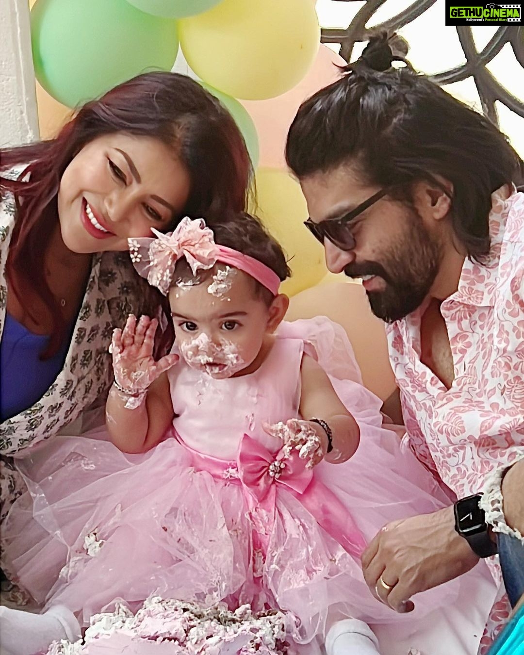 Debina Bonnerjee Instagram - And like that she turns 1.. Since the time that you have come into our lives, there never has been a dull moment … . #liannaturns1 @lianna_choudhary